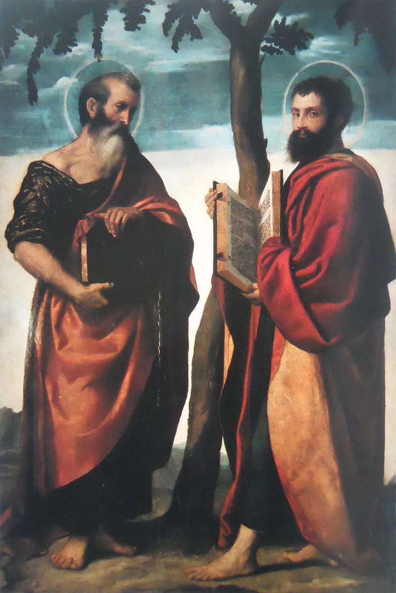 79-Alessandro Bonvicino-Moretto-Profeti Enoch ed Elia-Tempio Caniviano-Posagno